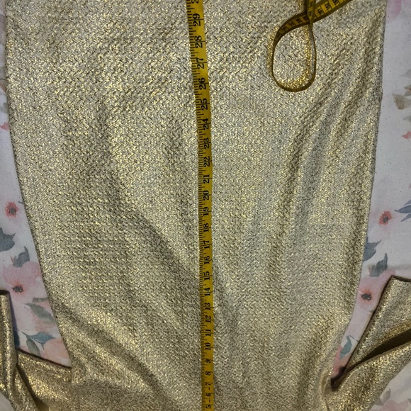 Zara Collection Gold Metallic Dress - Picture 9 of 11